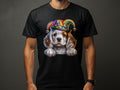 English Cocker Spaniel Dog Pup Jester Hat Design Dog Lover Gifts Present For Mans Best Friend Pet Gift Dog Design T Shirt Hoodie Sweatshirt Hoodie – Everyday Comfort · Perfect For Daily Wear