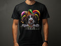 German Wirehaired Pointer Dog Pup Jester Hat Design Dog Lover Gifts For Mans Best Friend Pet Gift Dog Design T Shirt Hoodie Sweatshirt Hoodie – Fan Favorite · Perfect For Daily Wear