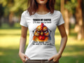Women39s Sarcastic TShirt Touch My Coffee Chicken Design Funny Coffee Lover Perfect Gift Unique Graphic Tee Graphic Tee – Feel-Good Design · High-Quality Print