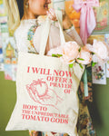 Silly Gardening Tote Bag for Friend Who Loves Growing Tomatoes in their Garden Funny Mother39s Day Gardening Gift for Grandma or Sister Tote Bag – Cozy Vibes · Must-Have Style