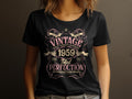 Vintage 1959 Total Perfection TShirt Limited Edition Retro Birthday Gift Aged to Perfection Classic Tee for Men and Women Graphic Tee – Warm & Stylish · Trending Graphic Apparel