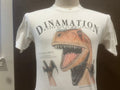 Vintage 9039s Dinamation Science Dinosaur White T Shirt Size S Graphic Tee – Feel-Good Design · High-Quality Print