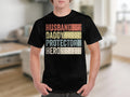 Fathers Day T Shirt Birthday Gift for Dad Husband Daddy Protector Hero Shirt Funny Fathers Day Tee Dad Birthday Shirt Graphic Tee – Bold Style · Top Pick For Any Outfit