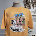 Vintage 90s A Disappearing Treasure Giraffe yellow Tshirt size XL Graphic Tee – Soft Feel · High-Quality Print