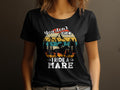 Women39s Horse Themed TShirt You Don39t Scare Me I Ride a Mare Mountain Graphics Graphic Tee – Aesthetic Look · Trending Graphic Apparel