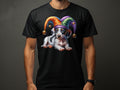 Cute Dachshund Dog Pup in Jester Hat TShirt Colorful Puppy Unisex Dog Lover Tee Gift for Pet Owners Animal Graphic Shirt Graphic Tee – Bold Style · Trending Graphic Apparel