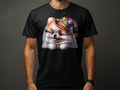 Cute Pomeranian Dog Puppy in Jester Hat TShirt Colorful Clown Cap Adorable Pomeranian Puppy Graphic Tee Graphic Tee – Fan Favorite · Top Pick For Any Outfit