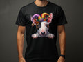 Bull Terrier Dog Pup Jester Hat Design Dog Lover Gifts Present For Mans Best Friend Pet Gift Dog Design T Shirt Hoodie Sweatshirt Hoodie – Everyday Comfort · Must-Have Style