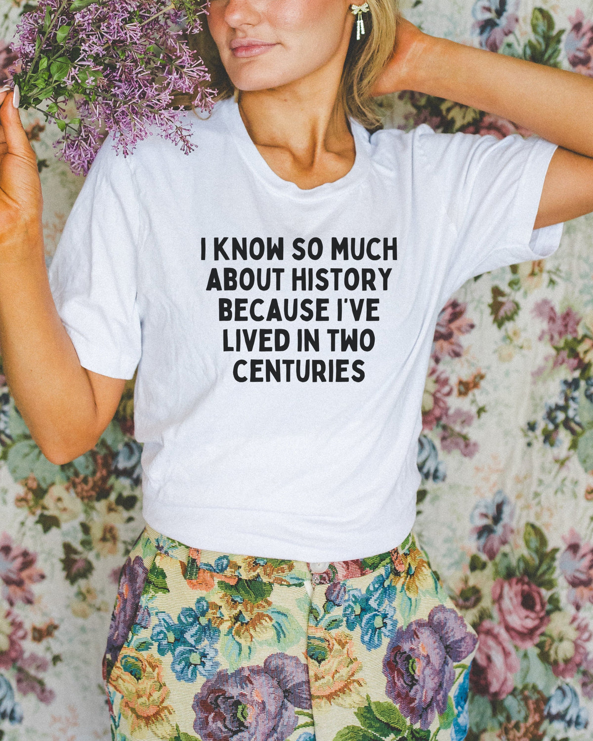 Funny History Lover Tee Shirt for Historian Who Lived in the 1900s I39ve Lived in Two Centuries Silly History Teacher Gift Social Studies Graphic Tee – Soft Feel · High-Quality Print