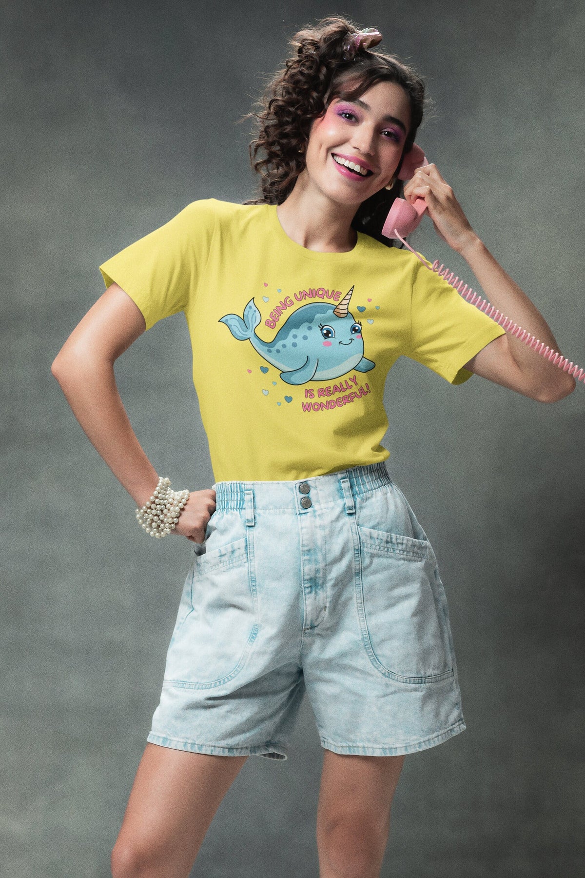 Cute Narwhal Shirt with Positive Affirmation for Elementary Education Major Graduation Gift for Future Teacher Y2K Aesthetic Animal Lover Graphic Tee – Feel-Good Design · High-Quality Print