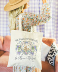 Floral Gothic Literature Tote Bag Reader Who Loves Scary Stories Spooky Bookish Gift for Bookworm Horace Walpole Castle of Otranto Tote Tote Bag – Everyday Comfort · Trending Graphic Apparel