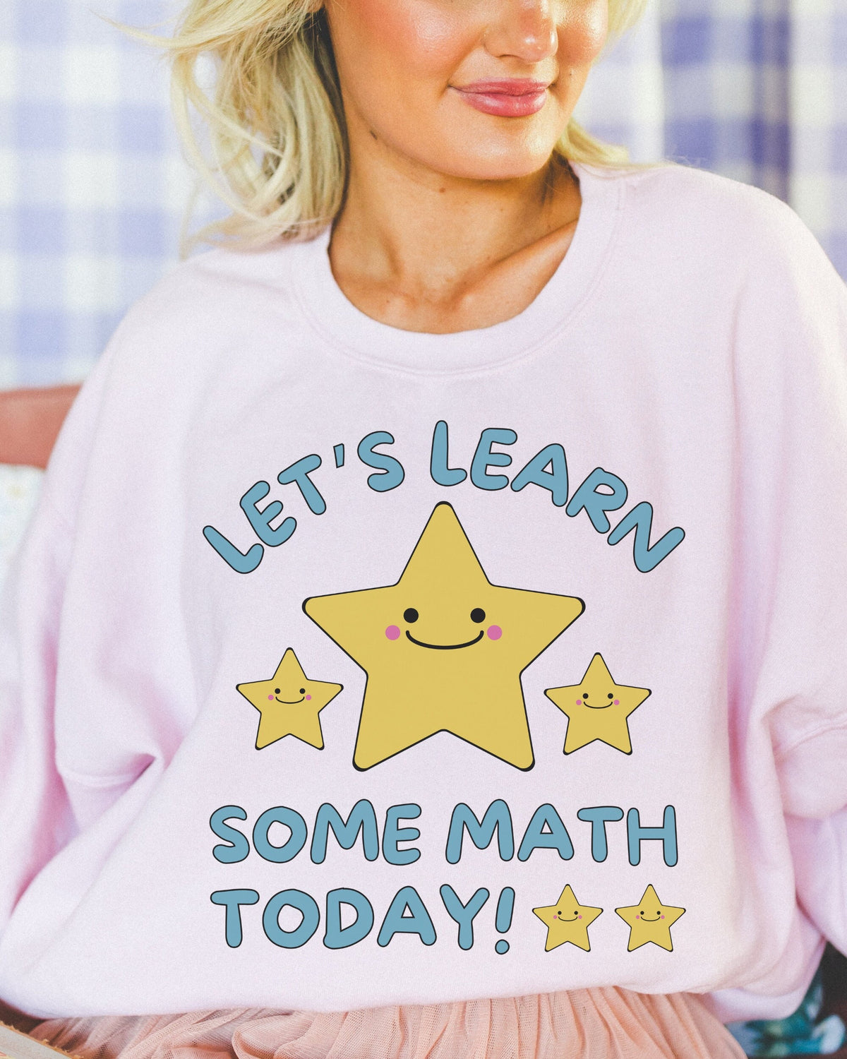 Adorable Math Teacher Crewneck Third Grade Teacher Let39s Learn Some Math Today Cute Math Major Graduation Gift 90s Aesthetic Math Shirt Graphic Tee – Easygoing Wear · High-Quality Print