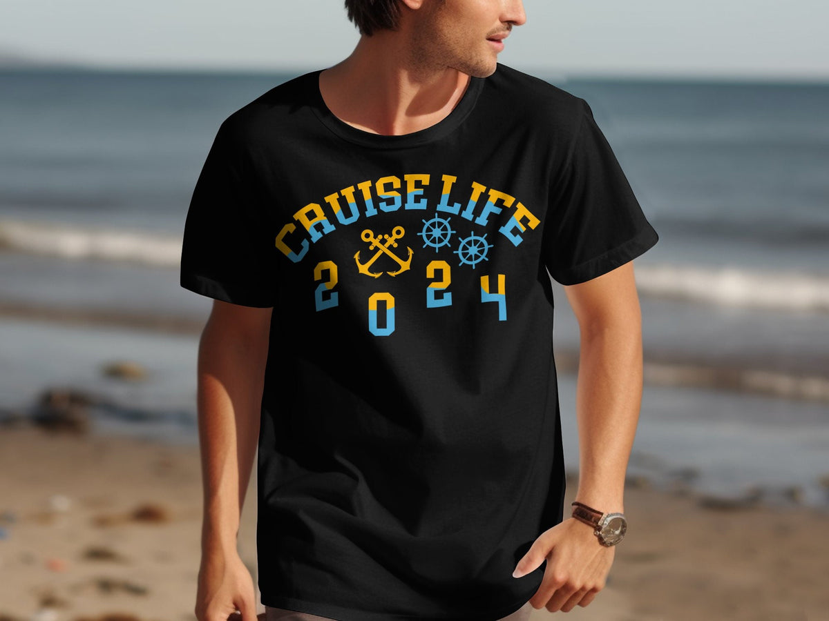 Cruise Life 2024 TShirt Perfect Cruise Holiday Tee Nautical Graphic Shirt Fun Sea Vacation Top Men39s and Women39s Cruise Wear Graphic Tee – Feel-Good Design · Must-Have Style