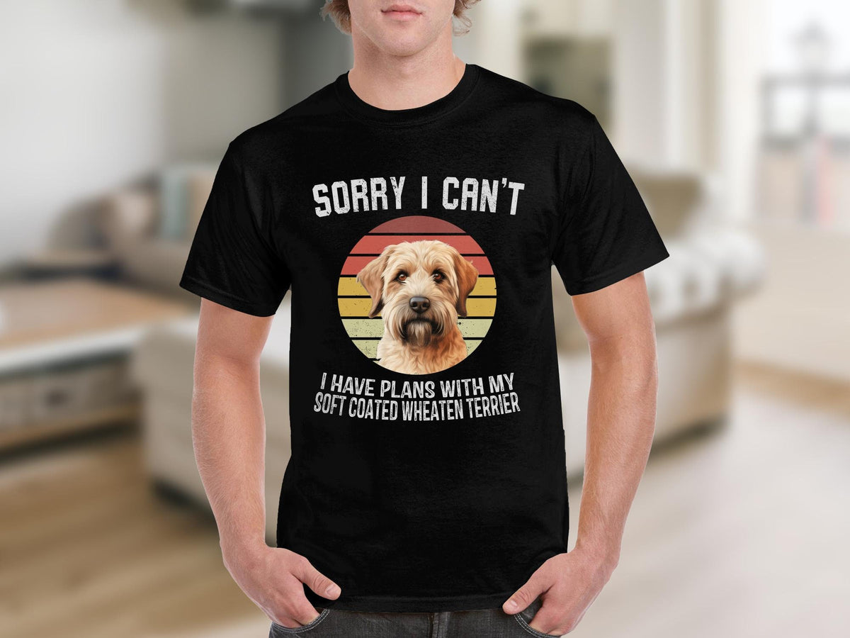 Dog T Shirt Sorry I Can39t I Have Plans With My Soft Coated Wheaten Terrier TShirt Dog Lovers Shirt Dog Gifts Animal Lovers Tee Graphic Tee – Feel-Good Design · Great Gift For Fans