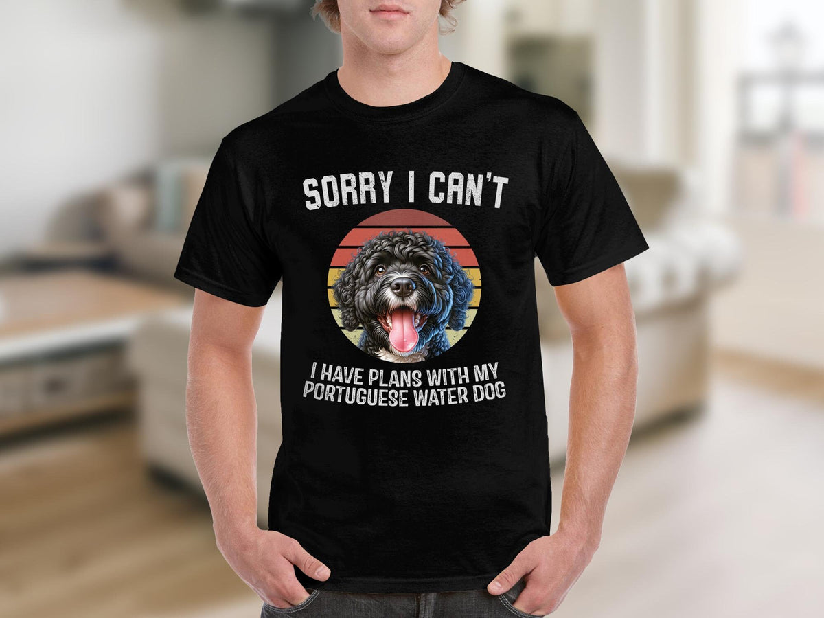 Dog T Shirt Sorry I Can39t Dog Lover TShirt Portuguese Water Dog Shirt Dog Gifts for Animal Lovers Funny Dog Quote Tee Cute Dog Graphic Tee Graphic Tee – Fan Favorite · Must-Have Style