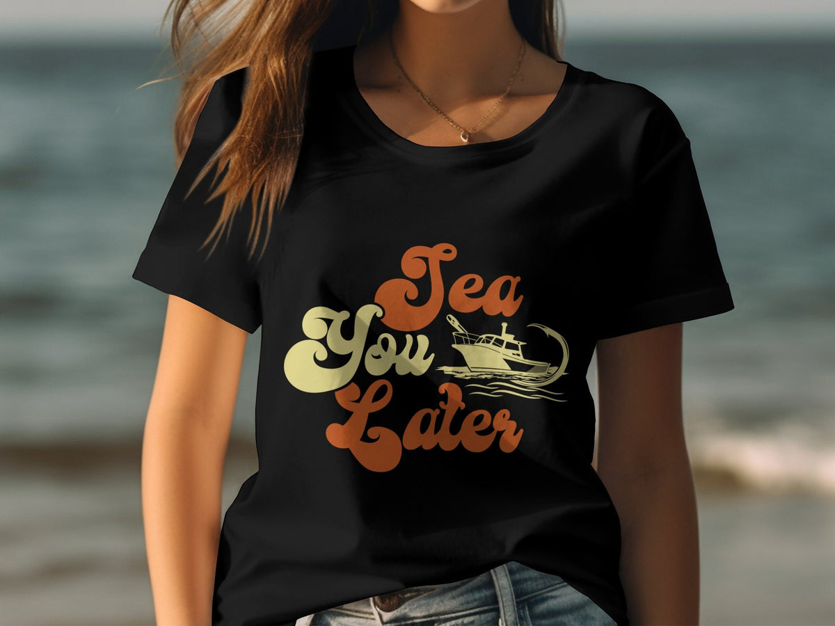 Funny Cruise TShirt for Women Sea You Later Graphic Tee Womens Ladyfit Cruise TShirt Perfect for Cruise Vacation Graphic Tee – Everyday Comfort · Great Gift For Fans