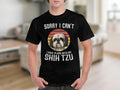 Dog T Shirt Sorry I Can39t I Have Plans With My Shih Tzu TShirt Dog Lovers Tee Animal Lovers Gift Funny Dog Shirt Cute Dog Print Pet Lovers Graphic Tee – Aesthetic Look · High-Quality Print