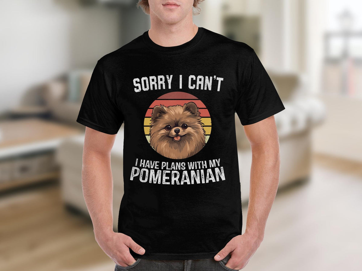 Dog T Shirt Sorry I Can39t I Have Plans With My Pomeranian Cute Dog Lover TShirt Funny Animal Lovers Gift Pomeranian Dog Gifts Tee Graphic Tee – Soft Feel · Trending Graphic Apparel