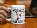 Sorry I Can39t I Have Plans With My Bull Terrier Funny Dog Themed 11oz Coffee Mug Perfect Gift for Dog Lovers Cute Bull Terrier Mug Graphic Tee – Feel-Good Design · Trending Graphic Apparel