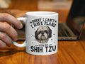 Funny Dog Shih Tzu Themed 11oz Coffee Mug Sorry I Can39t I Have Plans with My Shih Tzu Cute Dog Lover Mug Perfect Gift for Dog Owners Graphic Tee – Bold Style · Must-Have Style