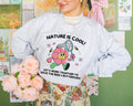 Funny Teacher Sweatshirt Environmental Scientist or Gardener Nature is Cool Butterfly Lover Gift Retro Y2K Aesthetic Crewneck with Bees Sweatshirt – Cozy Vibes · Trending Graphic Apparel
