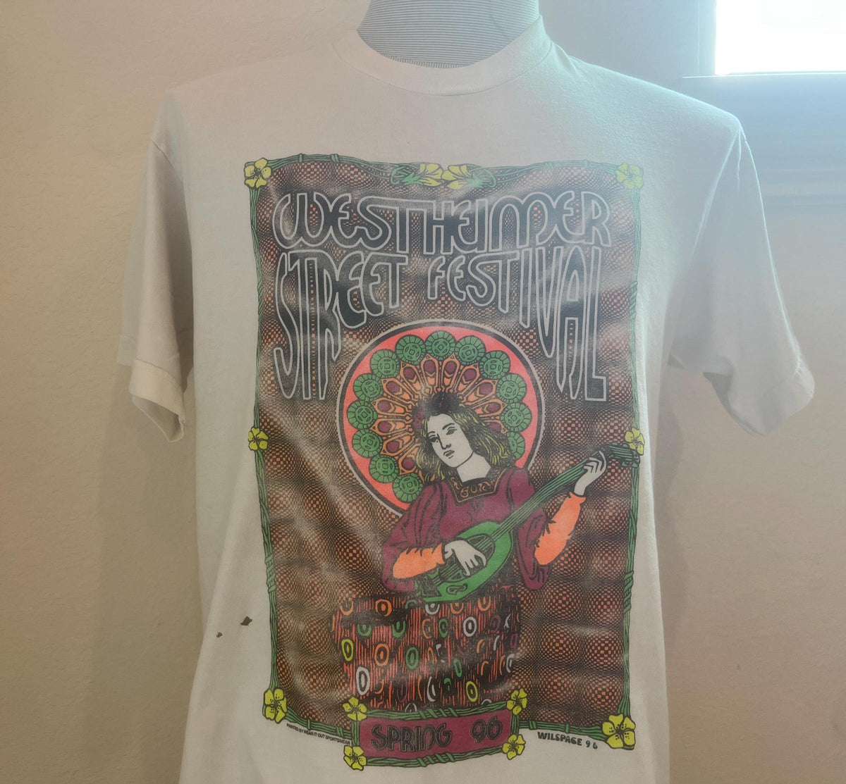 Vintage 9039s 1996 Westheimer Street Festival White T Shirt Size L Graphic Tee – Easygoing Wear · Must-Have Style