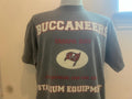 Vintage 9039s Tampa Bay Buccaneers Equipment Grey T Shirt Size L Graphic Tee – Soft Feel · Trending Graphic Apparel