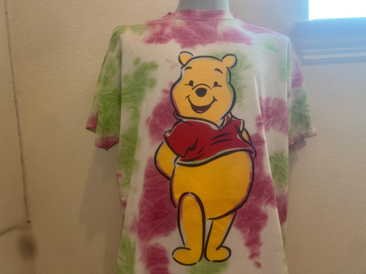 Vintage 9039s Winnie the Pooh Disney Tie Dye Sleep Gown T Shirt Size XXL Graphic Tee – Soft Feel · Trending Graphic Apparel