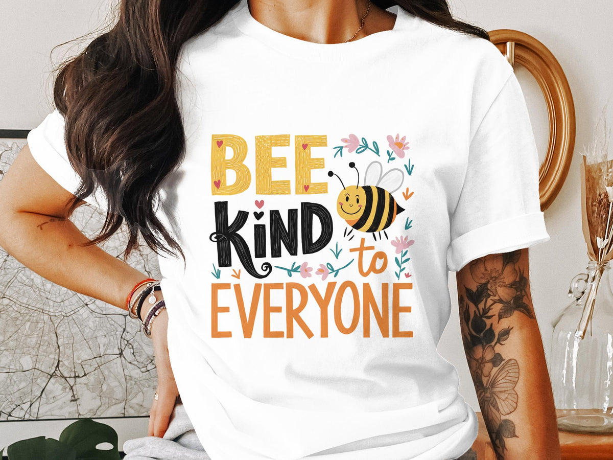 Funny Bee T Shirt for Women Ladyfit Shirt Bee Kind to Everyone TShirt Cute Graphic Tee Women39s Bee Shirt Graphic Tee – Aesthetic Look · Top Pick For Any Outfit