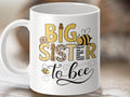 Big Sister Coffee Mug Funny Bee Design Bee Tea Mug Bee Gift Idea Cute Mug for Sisters New Sister Mug Bee Themed Gift for Her Graphic Tee – Fan Favorite · Trending Graphic Apparel