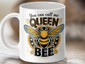 Coffee Mug with Funny Bee Design Bee Tea Mug Bee Gift Idea Queen Bee Mug Humorous Mug Unique Bee Coffee Mug Bee Lover Gift Graphic Tee – Bold Style · Perfect For Daily Wear