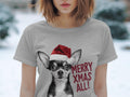 Xmas TShirt Christmas T Shirt Chihuahua Dog Santa Hat Dog Lover Gifts Pet Christmas Shirt Holiday Season Merry Xmas TShirt Graphic Tee – Premium Graphic · Must-Have Style