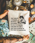 Funny Mary Shelley Tote Bag for English Major Literature Professor Silly Social Studies Teacher Tote for Historian Classic Scary Books Tote Bag – Bold Style · Great Gift For Fans