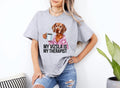 Funny Dog Therapist TShirt for Xmas Birthdays or Any Occasions My Vizsla Is My Therapist Tee Cute Vizsla Dog Lovers Shirt Gift Graphic Tee – Cozy Vibes · Perfect For Daily Wear