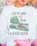 Book Lover Sweatshirt for Friend Who Loves Frogs Cute Animal Lover Bookish Crewneck Reading Teacher School Librarian Tee for Bookworm Sweatshirt – Soft Feel · Great Gift For Fans