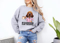 Funny Dog Sweatshirt Bloodhound Therapist Hoodie Dog Drinking Coffee Sweater Dog Lover Gift Cute Dog Graphic Pullover Dog Humor Apparel Hoodie – Aesthetic Look · High-Quality Print