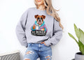 Funny Dog Sweatshirt Boxer Dog Design My Boxer Is My Therapist Dog Drinking Coffee Cute Gift for Dog Lovers Unique Sweatshirt Sweatshirt – Aesthetic Look · Top Pick For Any Outfit