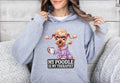 Funny Dog Therapist Unisex Hoodie Drinking a Mug of Coffee Cute Poodle Sweatshirt Cozy Animal Lover Gift for Dog Enthusiasts Hoodie – Fan Favorite · Must-Have Style