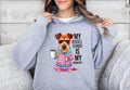 Funny Dog Therapist Unisex Hoodie Drinking Coffee Russell Terrier Design Cute Dog Lover Gift Casual Unisex Hoodie for Dog Owners Hoodie – Bold Style · Must-Have Style