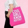 Womens History Tote Bag for Social Studies Teacher Cute History Professor Tote for Library Silly History Major Historian Graduation Gift Tote Bag – Easygoing Wear · High-Quality Print
