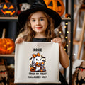 Girls Custom Personalized Halloween Tote Bag Trick or Treat Bag Cute Halloween Tote Personalized Trick or Treat Bag 2024 Tote Bag – Warm & Stylish · Great Gift For Fans