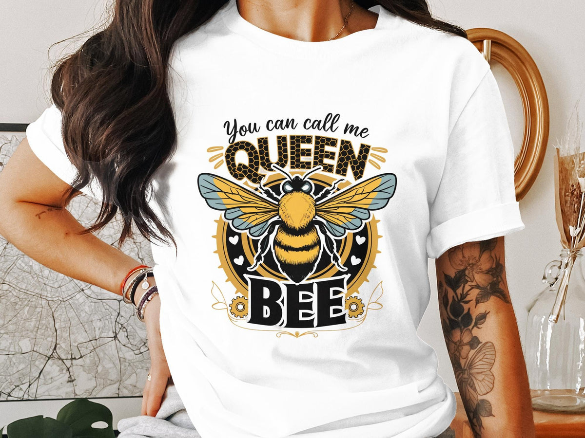 You Can Call Me Queen Bee TShirt Funny Bee T Shirt for Women Ladyfit Queen Bee Shirt Cute Graphic Tee Honey Bee Lover Gift Spring Graphic Tee – Easygoing Wear · Must-Have Style