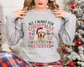 All I Want For Christmas Is My Golden Retriever Xmas Sweater Christmas Sweatshirt Festive Sweater For Dog Lover Sweatshirt – Aesthetic Look · Top Pick For Any Outfit