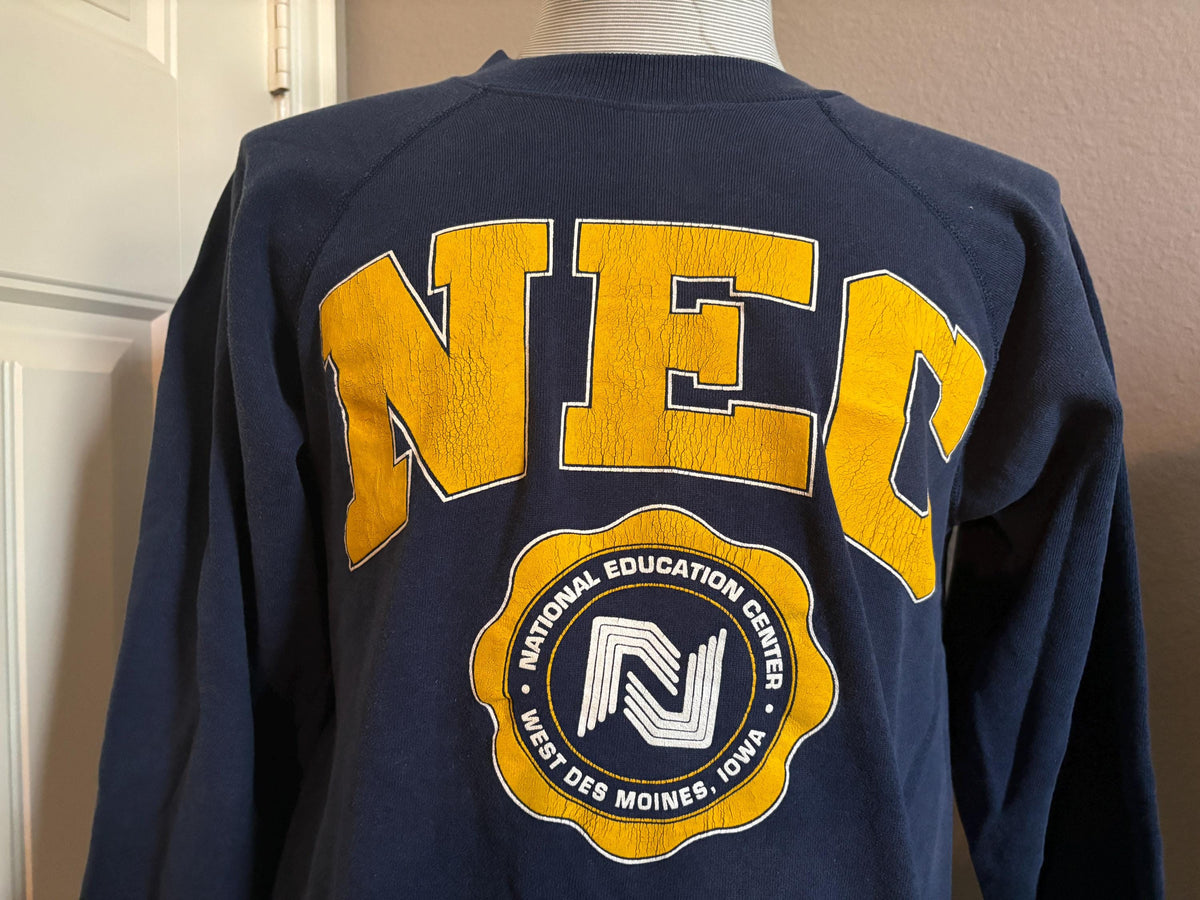 Vintage 8039s National Education Center West Des Moines Iowa Crewneck Sweatshirt M Sweatshirt – Cozy Vibes · Great Gift For Fans