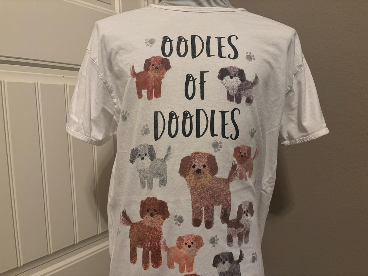 Vintage 9039s Doodles Of Doodles Poodle Dog Cute Nightgown T shirt XXL Graphic Tee – Fan Favorite · Must-Have Style