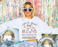 Feminist Halloween Sweatshirt Political Activist Who Loves Women39s Rights Adorable Y2K Aesthetic Floral Ghosts Cute Groovy Fall Crewneck Sweatshirt – Cozy Vibes · Perfect For Daily Wear