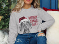 Xmas Sweater Christmas Sweatshirt Vizla Dog Santa Hat Dog Lover Gifts Pet Christmas Shirt Holiday Season Merry Xmas Jumper Sweatshirt – Premium Graphic · Great Gift For Fans