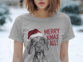 Xmas TShirt Christmas T Shirt Vizla Dog Santa Hat Dog Lover Gifts Pet Christmas Shirt Holiday Season Merry Xmas TShirt Graphic Tee – Fan Favorite · Great Gift For Fans