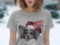 Xmas TShirt Christmas T Shirt Papillon Dog Santa Hat Dog Lover Gifts Pet Christmas Shirt Holiday Season Merry Xmas TShirt Graphic Tee – Everyday Comfort · Top Pick For Any Outfit