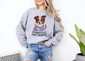 Funny Dog Sweatshirt My Border Collie Is My Therapist Coffee Mug Sweatshirt Humor Dog Lover Gift Cozy Sweatshirt Unique Design Sweatshirt – Bold Style · Perfect For Daily Wear